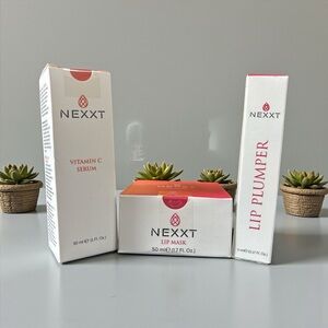 NEXXT Prestige Skincare Trio
Vitamin C Serum • Lip Plumper • Lip Mask NEW